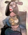 Mujer en un sillón cubista de 1948 Pablo Picasso